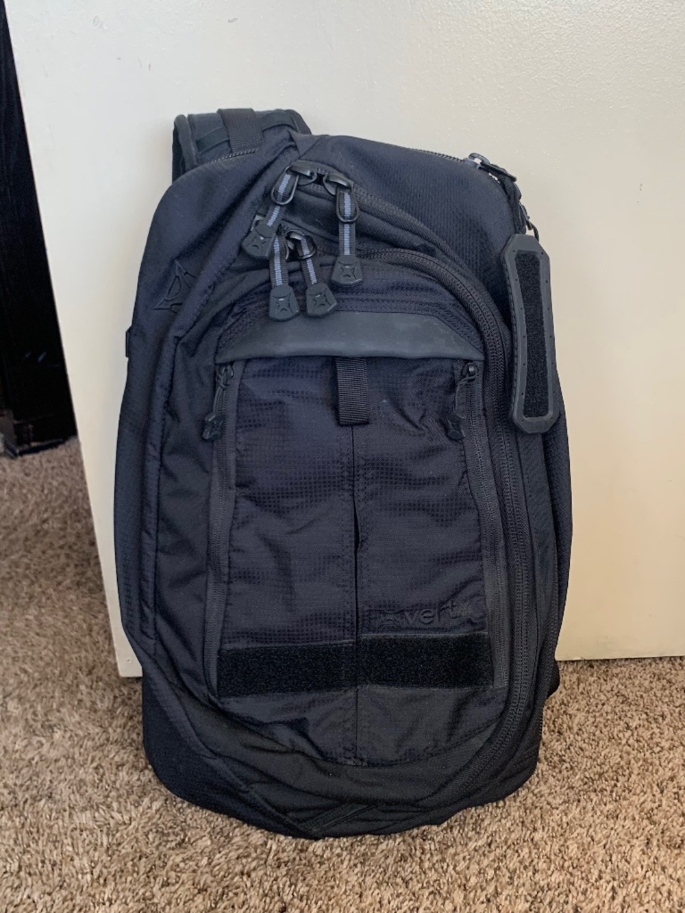 Vertx Black Commuter Sling Tactical Backpack Outdoors